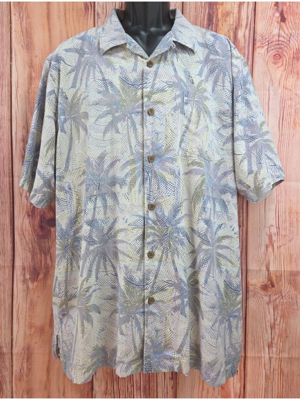 Tommy Bahama IslandZone Silk Blend Hawaiian Shirt XLT